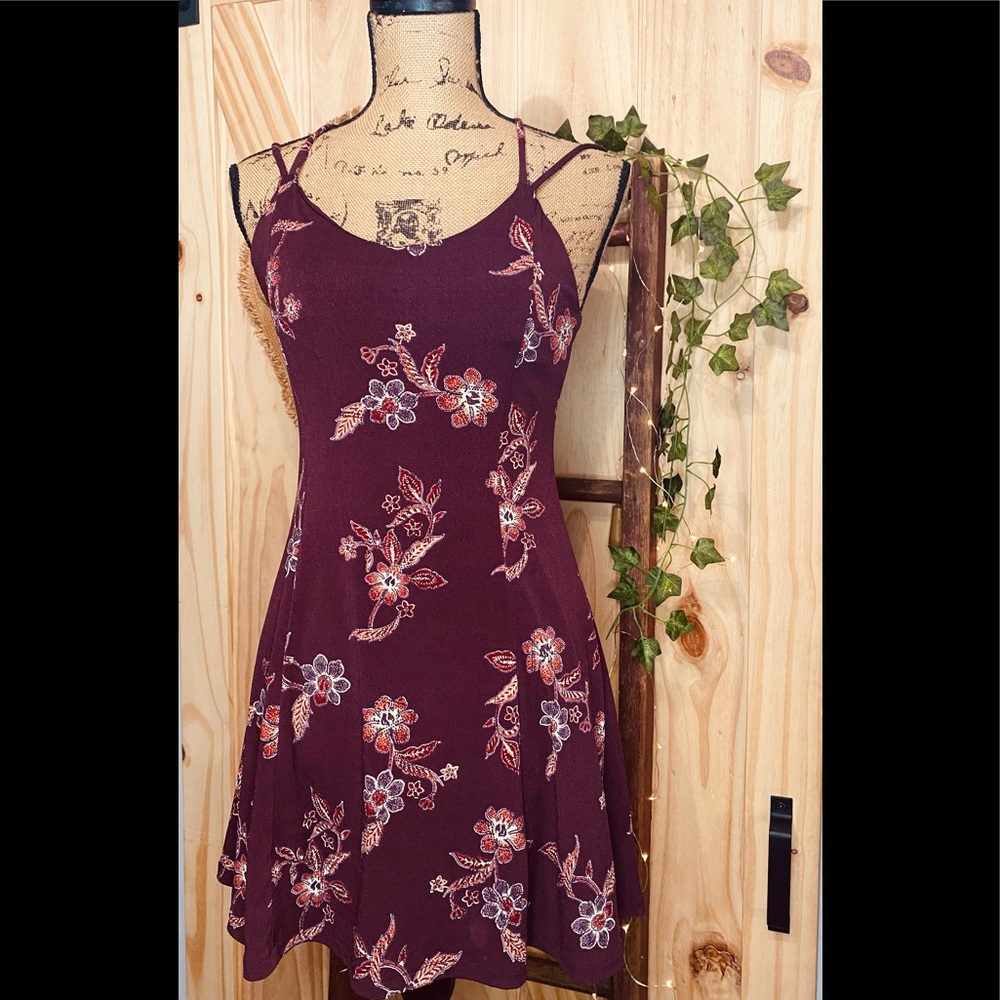 Aeropostale floral skater dress